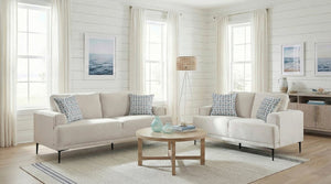 English Elm Love Seat Chenille Upholstered Two Seater Sofa with Tailored Frame for Living Rooms B011P580832