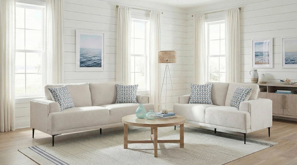 English Elm Love Seat Chenille Upholstered Two Seater Sofa with Tailored Frame for Living Rooms B011P580832
