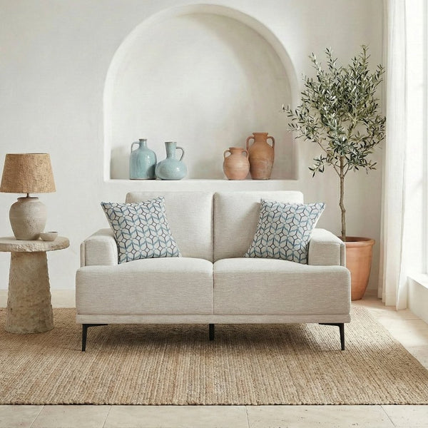 English Elm Love Seat Chenille Upholstered Two Seater Sofa with Tailored Frame for Living Rooms B011P580832