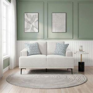 English Elm Love Seat Chenille Upholstered Two Seater Sofa with Tailored Frame for Living Rooms B011P580832