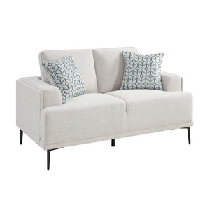 English Elm Love Seat Chenille Upholstered Two Seater Sofa with Tailored Frame for Living Rooms B011P580832