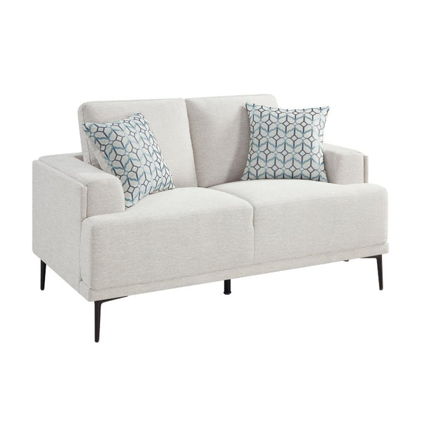 English Elm Love Seat Chenille Upholstered Two Seater Sofa with Tailored Frame for Living Rooms B011P580832