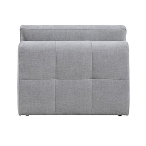 English Elm Armless Modular Sectional Chair Tufted Polyester Upholstery with Down Blend Foam Cushion B011P580839