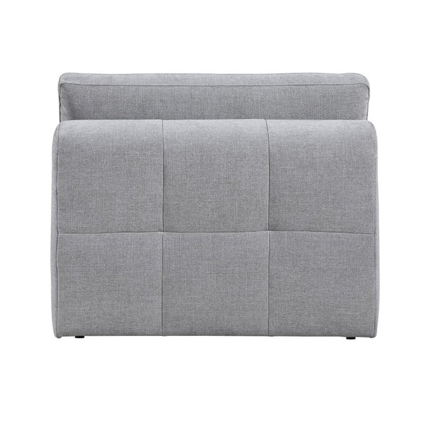 English Elm Armless Modular Sectional Chair Tufted Polyester Upholstery with Down Blend Foam Cushion B011P580839