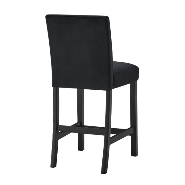 English Elm 6Pc Counter Height Dining Set Faux Marble Table Gray Upholstered Chairs Bench Black,Gold 5-Piece B011P581525