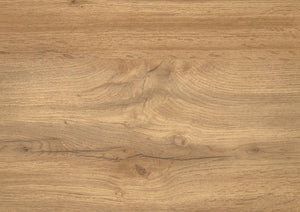 English Elm Writing Desk with Built-In Power Outlet USB Port Drawer and Natural Wood Finish B011P581593