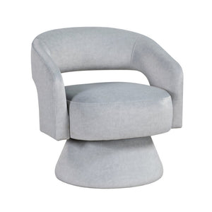 English Elm Swivel Barrel Accent Chair Plush Velvet Upholstered Seat for Living Room Reading Nook B011P581656