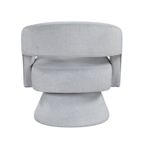 English Elm Swivel Barrel Accent Chair Plush Velvet Upholstered Seat for Living Room Reading Nook B011P581656