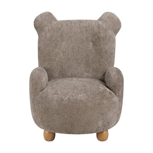 English Elm Kid's Bear Shaped Accent Chair Plush Chenille Upholstery Foam Seat Nursery Bedroom B011P581663