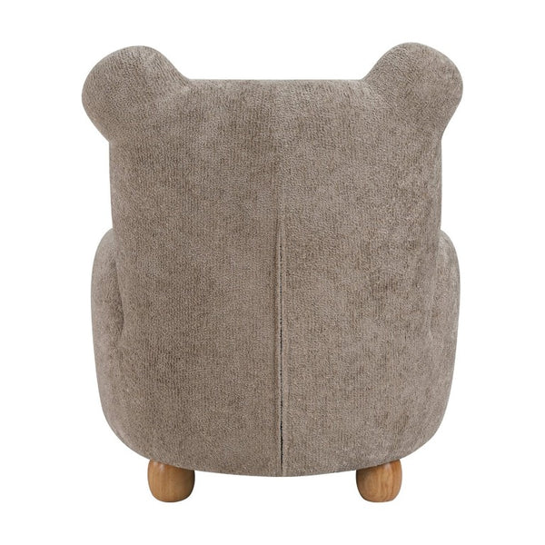 English Elm Kid's Bear Shaped Accent Chair Plush Chenille Upholstery Foam Seat Nursery Bedroom B011P581663