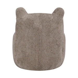 English Elm Mini Toddler Swivel Chair Bow Back Plush Upholstered Nursery Playroom Accent Seat Brown Chenille B011P581664