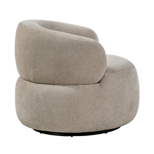 English Elm Swivel Barrel Accent Chair Plush Chenille Upholstery 360 Degree Base for Living Room B011P581693