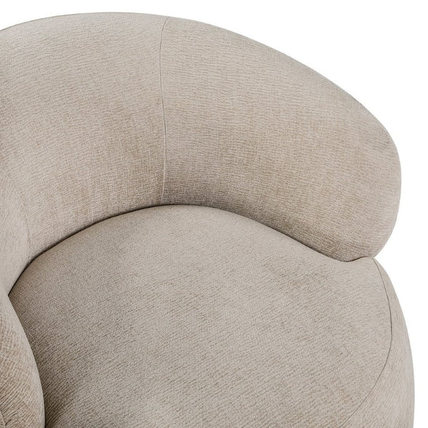 English Elm Swivel Barrel Accent Chair Plush Chenille Upholstery 360 Degree Base for Living Room B011P581693