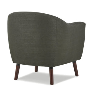 English Elm Accent Chair Button Tufted Polyester Mid Century Modern Living Room Seat B011P581712