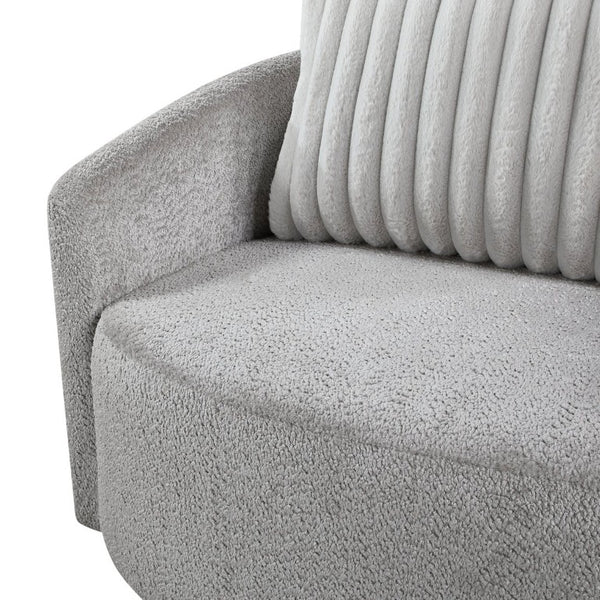 English Elm Swivel Accent Chair Soft Chenille Upholstery Pocket Coil Seat for Living Room B011P581748