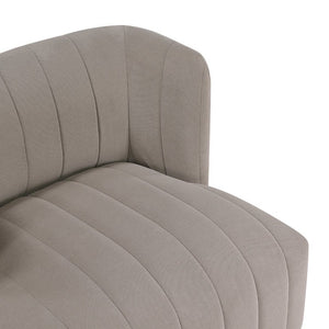 English Elm Swivel Barrel Accent Chair with Channel Tufted Polyester Upholstery for Living Rooms B011P581761