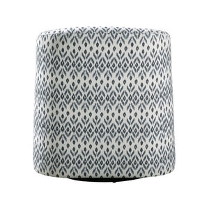 English Elm Swivel Accent Chair Tribal Polyester Fabric Pocket Coil Seat for Living Room B011P581770