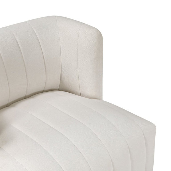 English Elm Swivel Barrel Accent Chair Channel Tufted Polyester Upholstery for Living Room B011P581805