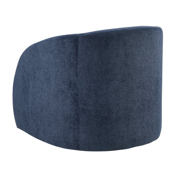 English Elm Swivel Barrel Accent Chair with Pocket Coil Cushioning and Microfiber Upholstery B011P581836