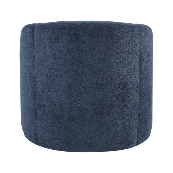 English Elm Swivel Barrel Accent Chair with Pocket Coil Cushioning and Microfiber Upholstery B011P581836
