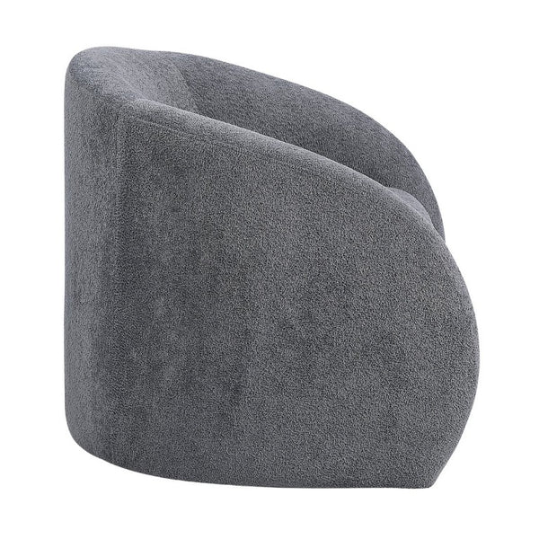 English Elm Swivel Barrel Accent Chair Microfiber Upholstered with 360 Base for Living Room B011P581837