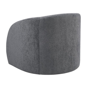 English Elm Swivel Barrel Accent Chair Microfiber Upholstered with 360 Base for Living Room B011P581837