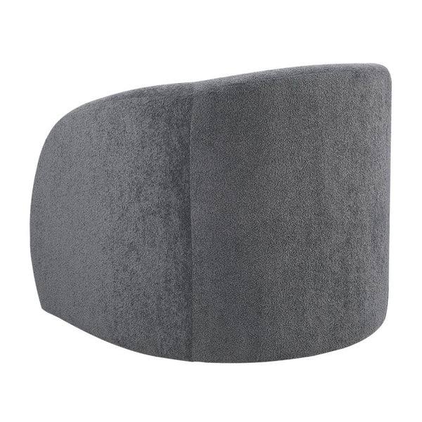 English Elm Swivel Barrel Accent Chair Microfiber Upholstered with 360 Base for Living Room B011P581837