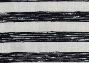 English Elm Pouf Square Jacquard Stripe Accent Footrest for Living Room Bedroom or Home Office B011P581885