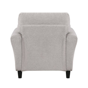 English Elm Swivel Accent Chair Chenille Upholstered Walnut Frame Mid-Century Living Room Seat Sand Solid Wood 37 L x 34 W x 34.5 H B011P581958
