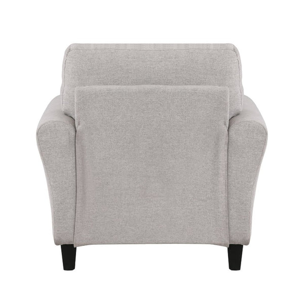 English Elm Swivel Accent Chair Chenille Upholstered Walnut Frame Mid-Century Living Room Seat Sand Solid Wood 37 L x 34 W x 34.5 H B011P581958