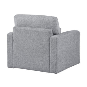 English Elm Swivel Accent Chair Boucle Upholstered with Lumbar Pillow for Living Room Comfort B011P581966