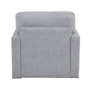 English Elm Swivel Accent Chair Boucle Upholstered with Lumbar Pillow for Living Room Comfort B011P581966