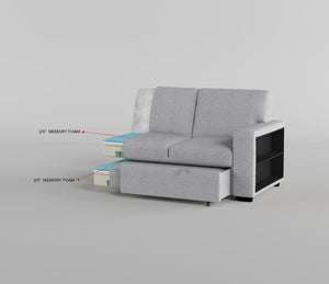 English Elm Swivel Accent Chair Boucle Upholstered with Lumbar Pillow for Living Room Comfort B011P581966