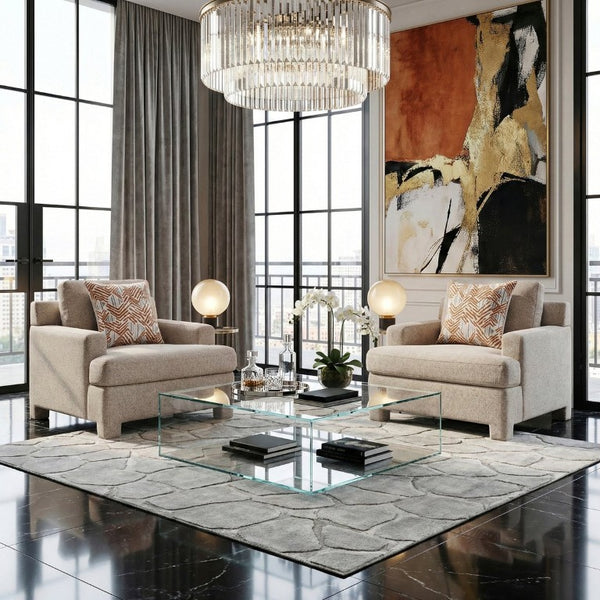 English Elm Swivel Accent Chair Chenille Upholstered Walnut Frame Mid-Century Living Room Seat Taupe Chenille 39 L x 40.5 W x 36 H B011P582015