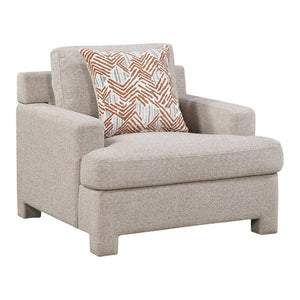 English Elm Swivel Accent Chair Chenille Upholstered Walnut Frame Mid-Century Living Room Seat Taupe Chenille 39 L x 40.5 W x 36 H B011P582015
