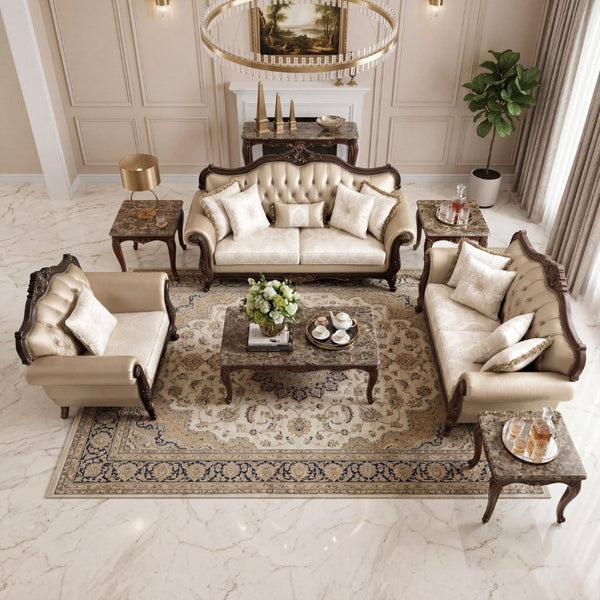 English Elm Chair Button Tufted European Accent Armchair with Jacquard Damask and Crystal Embellishments B011P582016
