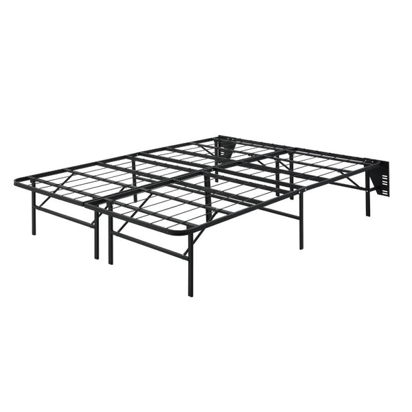English Elm Full Metal Platform Bed Frame with Tool-Free Setup and 14 Inch Under Storage B011P582785