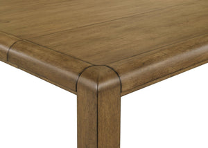 English Elm 1Pc Extendable Counter Height Square Dining Table Rustic Plank Wood with Drop Leaf B011P582810