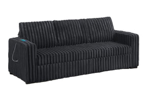English Elm Sleeper Sofa Convertible Pull Out Bed Jumbo Corduroy Channel Tufted Living Room B011P584201