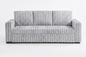 English Elm Sleeper Sofa with Pull Out Bed Jumbo Corduroy Channel Tufted Living Room Couch B011P584202