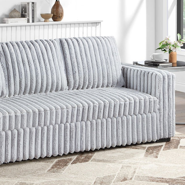 English Elm Sleeper Sofa with Pull Out Bed Jumbo Corduroy Channel Tufted Living Room Couch B011P584202