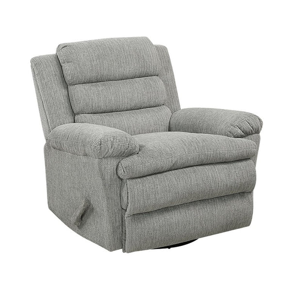English Elm Glider Recliner with Swivel Base Microfiber Upholstery and Pocket Coil Support for Living Room B011P585125
