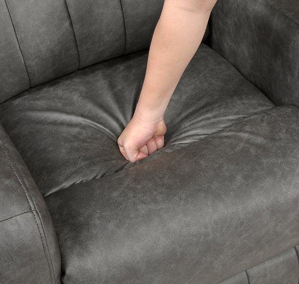 English Elm Modern Power Lift Recliner Chair Faux Leather Upholstered with Pocket Coil Seating Support B011P587005