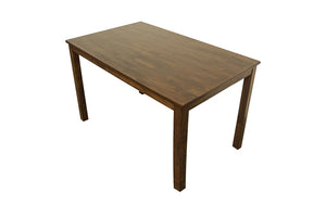 English Elm Table Top Dark Walnut Rubberwood Veneer Transitional Dining Room Statement Piece B011P587682