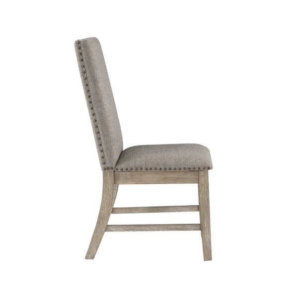 English Elm Brown Acacia Veneer X-Back Dining Chairs Set of Ten for Transitional Spaces Light Gray 4 Pc B011P590181