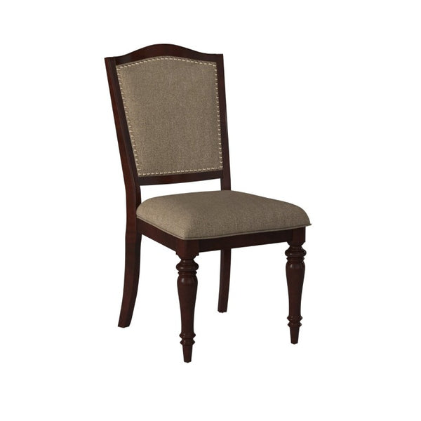 English Elm Black Matte Pine Wood Dining Chair Set with Double X Back Transitional Style Dark Cherry 10 Pc Side Chair B011P590188