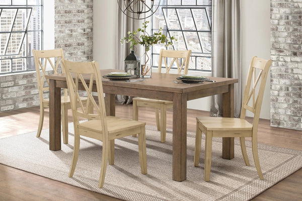 English Elm Teal Pine Ven Cream 6 Piece B011P590235