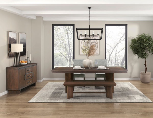 English Elm Walnut Veneer Dining Chair Set of Four Gray Upholstered Contemporary Wood Seating B011P590246