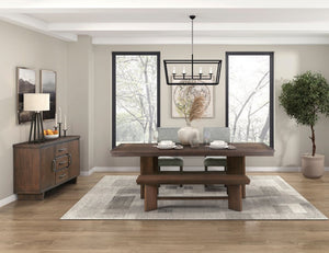 English Elm Brown X-Back Wood Dining Chair Set of Four with Upholstered Seat Acacia Veneer Gray 6 Piece B011P590247
