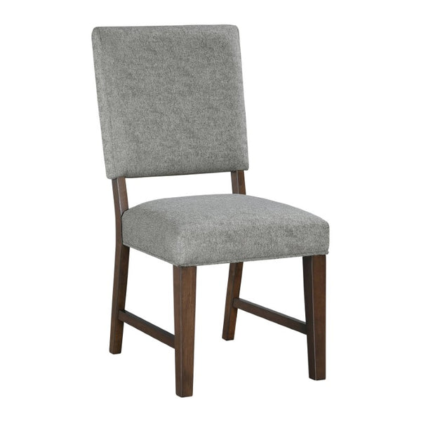 English Elm Brown X-Back Wood Dining Chair Set of Four with Upholstered Seat Acacia Veneer Gray 10 Piece B011P590248